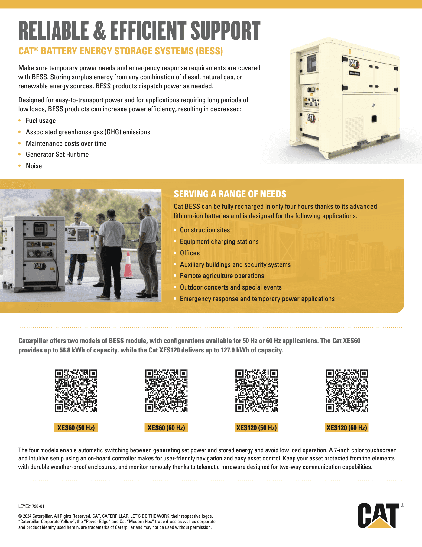 CAT® BATTERY ENERGY STORAGE SYSTEMS (BESS)